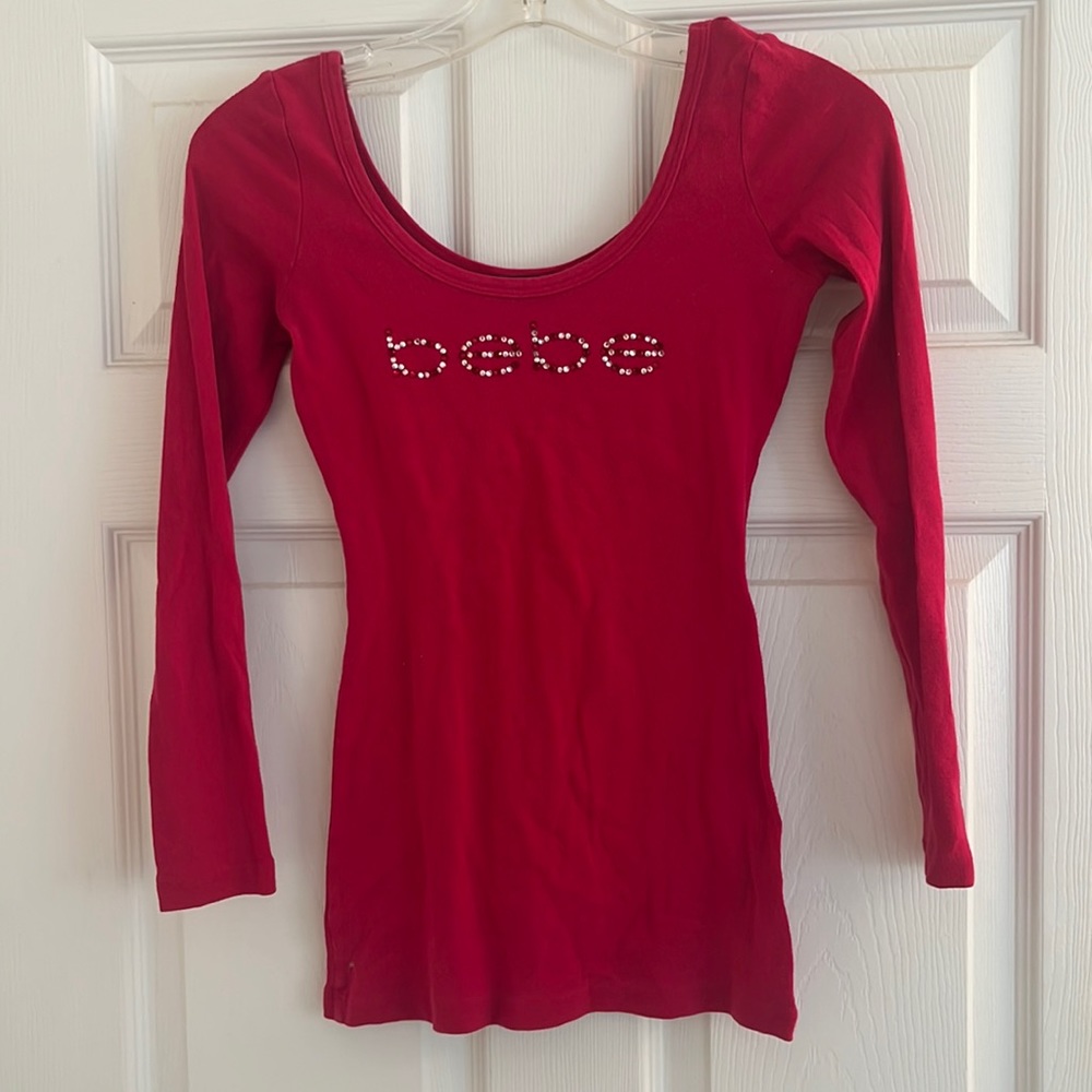 Bebe Red Top 🌹